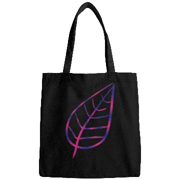 Discover Leaf icon nature pink Bags