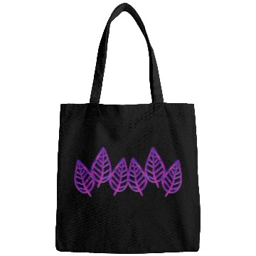 Discover Leaves pattern leaf icon nature purple Bags