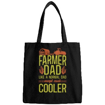 Discover Farming Farmer Dad Father Tractor Bags