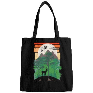 Discover Deer Forest Outdoor Nature Animals Bags