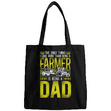 Discover Farming Farmer Dad Father Tractor Bags