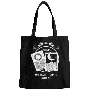 Discover Moon Sun Tarot Card Said No Halloween Bags