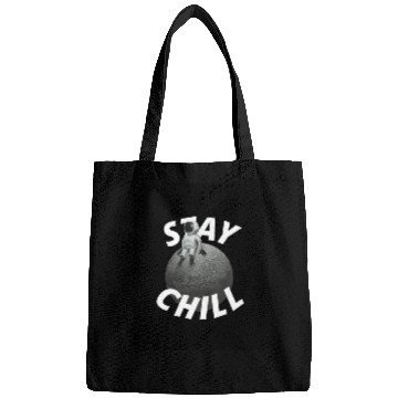 Discover Stay Chill Typography Bags