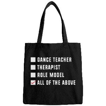 Discover Dance Instructor Choreographer Funny Dance Teacher Bags