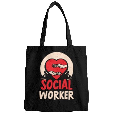 Discover Social Worker Work Graduation Job Bags