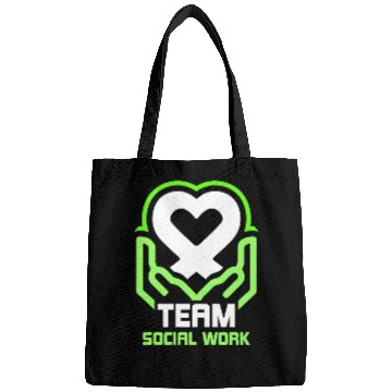 Discover Team Social Work Worker Job Graduation Bags
