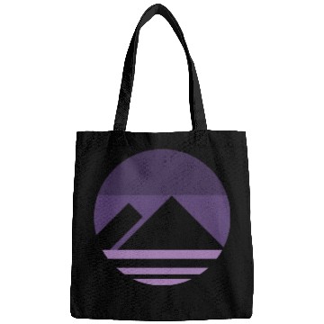 Discover Purple Mountain Aesthetic Nature Grunge Bags