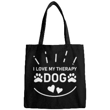 Discover I love my Therapy Dog Bags