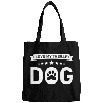 Discover I love my Therapy Dog Bags
