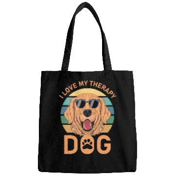 Discover I love my Therapy Dog Bags