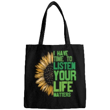 Discover I Have Time Listen Your Life Matters Mental Bags