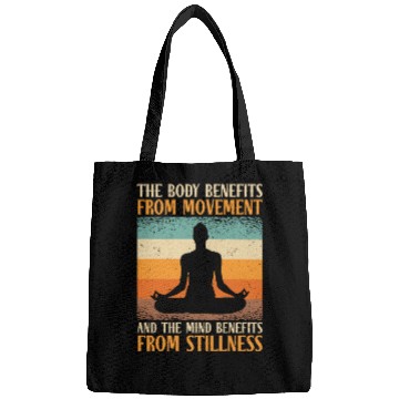 Discover Serenity Meditating Yoga Fan Spiritual Relaxation Bags