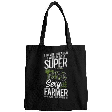 Discover Farming Farmer Tractor Vintage I Bags