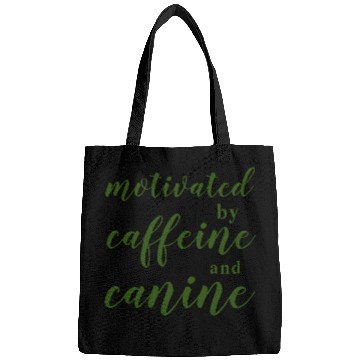 Discover motivated by caffeine and canine Bags