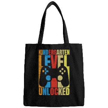 Discover Kindergarten Level Unlocked Retro Vintage Bags