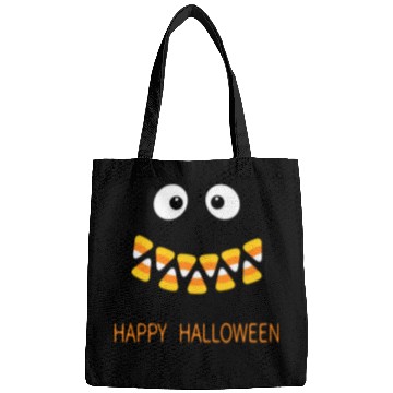 Discover Cute Candy Corn Face For Halloween Costume Bags