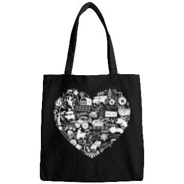 Discover Farming Farmer Heart Tractor Bags
