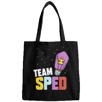 Discover Team Sped Special Education Teacher Awareness Bags