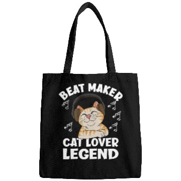 Discover Beat Maker Cat Lover Legend Bags