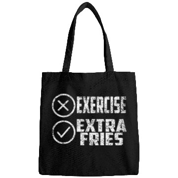 Discover Exercise Extra Fries Gym Workout Chips Bags