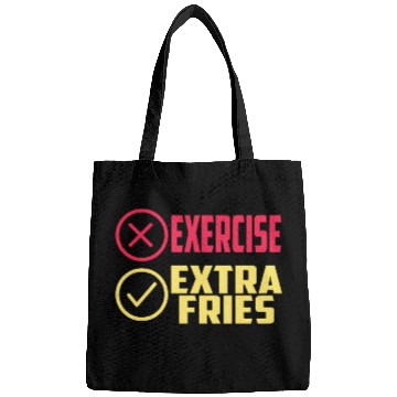 Discover Exercise Extra Fries Gym Workout Chips Bags