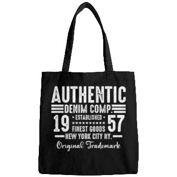 Discover New York City Born In 1957 Vintage Birthday Bags
