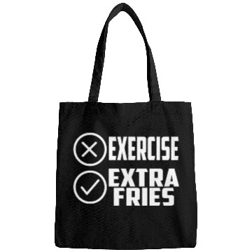Discover Exercise Extra Fries Gym Workout Chips Bags