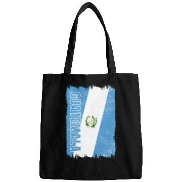 Discover Guatemala vintage flag Bags