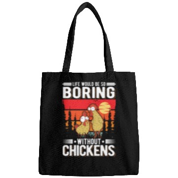 Discover Chickens Gift Farmer Chicken Coop Bags