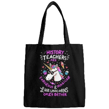 Discover School Unicorn Funny Saying History Teacher Gift Bags