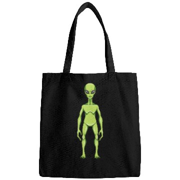 Discover green alien, alien Bags