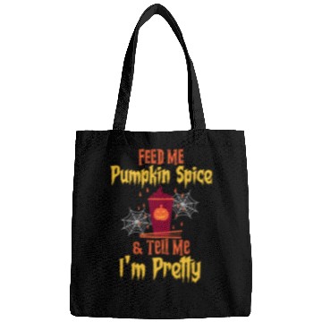 Discover Feed Me Pumpkin Spice Fall Halloween Bags