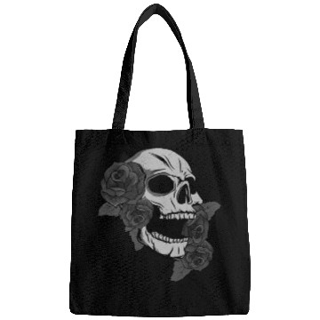 Discover Black Skull Roses Aesthetic Goth Gothic Bags