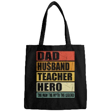 Discover Dad Husband Teacher Hero Bags