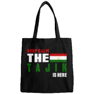 Discover Keep Calm Tajikistan flag design Bags