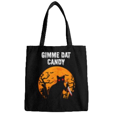 Discover Gimme Dat Candy Creepy Cat Spooky Halloween Bags
