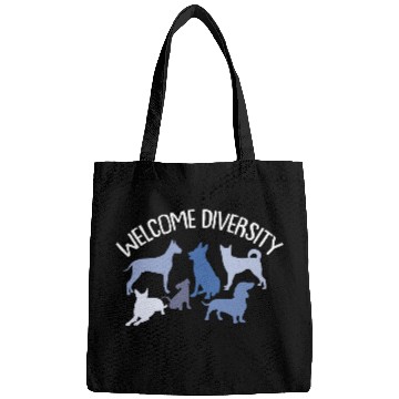Discover Welcome Diversity T Great For Dog Lovers Bags