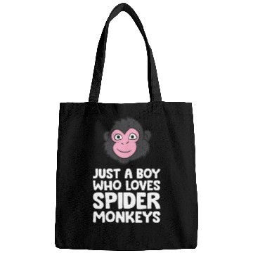 Discover Just a Boy Who Loves Spider Monkeys Bags
