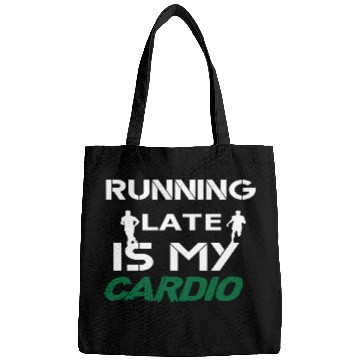 Discover Running Lover Quote Cardio Exercise Bags