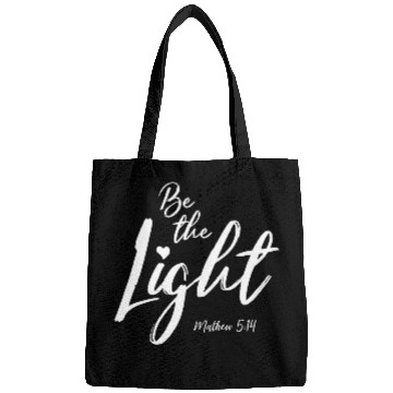 Discover Be The Light Matthew 514 Christian Bible Verse T S Bags