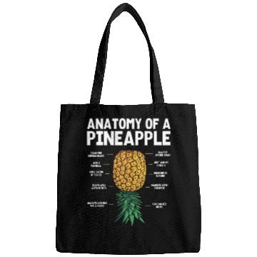 Discover upside down anatomy of a pinapple Bags