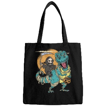 Discover Creepy Grim Reaper Mummysaurus Trex For A Trick Or Bags