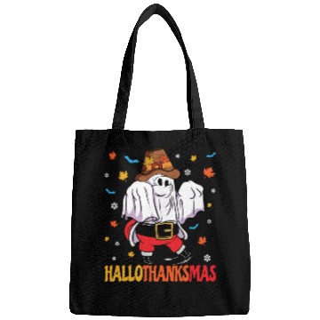 Discover Happy Hallothanksmas Halloween Thanksgiving Santa Bags