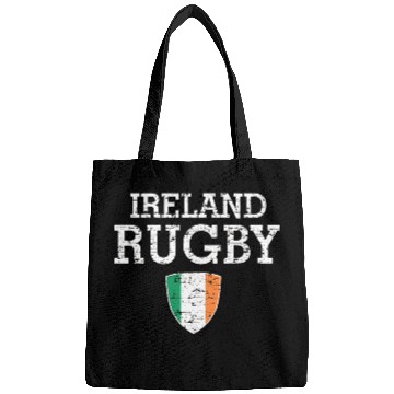 Discover Irish Flag Rugby Grunge Style T Bags