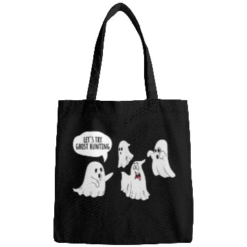 Discover Ghost Hunting Cute Ghosts Spooky Halloween Bags