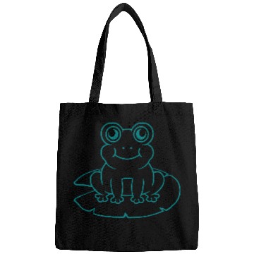 Discover Water lily sea leaf frog Bags