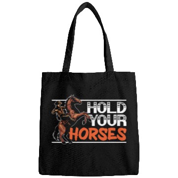Discover Hold Your Horses Western Rodeo Riding Cowboy Bags