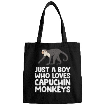 Discover Just a Boy Who Loves Capuchin Monkeys Bags