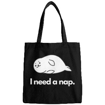 Discover I Need Nap Sleepy Seal Bags