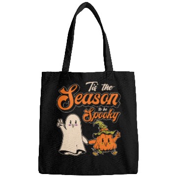 Discover Cute Spooky Pumpkin Ghost Halloween Season Bags
